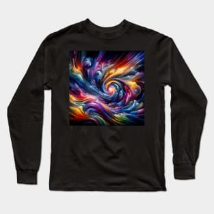 Cosmic Brushstrokes Long Sleeve T-Shirt